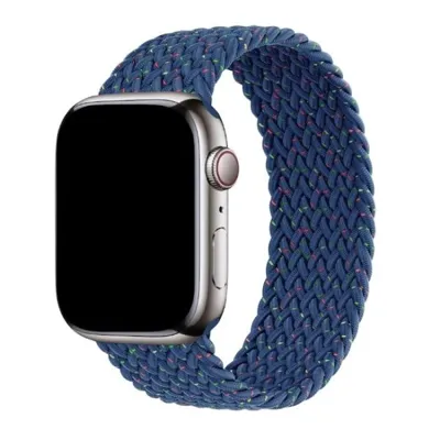Плетеный ремешок CasePro Unity Braided Solo Loop Blue для Apple Watch 49мм | 46мм | 45мм | 44мм (Size L)