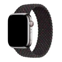 Плетений ремінець CasePro Unity Braided Solo Loop Black для Apple Watch 49мм | 46мм | 45мм | 44мм (Size L)