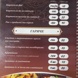 ресторан "У Алусі" Українська домашня кухня.